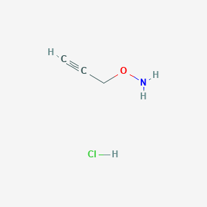 molecular formula C3H6ClNO B1282793 O-2-炔丙基羟胺盐酸盐 CAS No. 21663-79-6