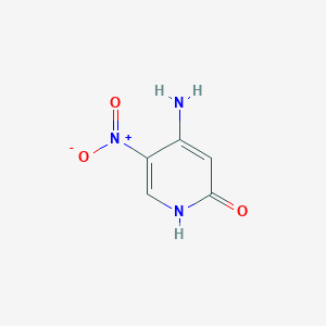 molecular formula C5H5N3O3 B1282809 4-Amino-5-nitro-2-pyridinol CAS No. 99479-77-3