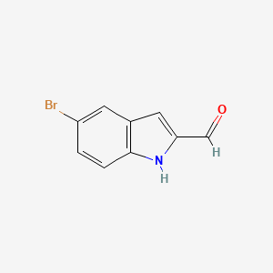 molecular formula C9H6BrNO B1282810 5-bromo-1H-indole-2-carbaldehyde CAS No. 53590-50-4