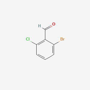 molecular formula C7H4BrClO B1282812 2-Bromo-6-chlorobenzaldehyde CAS No. 64622-16-8