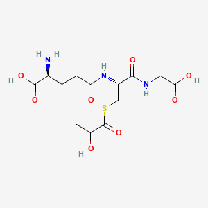 molecular formula C13H21N3O8S B12828327 S-Lactylglutathione CAS No. 25138-66-3
