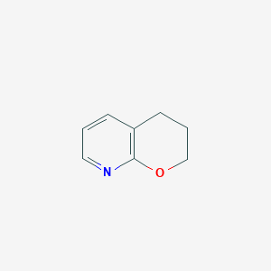 molecular formula C8H9NO B1282845 3,4-Dihydro-2H-pyrano[2,3-b]pyridine CAS No. 26267-89-0