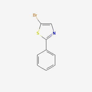 molecular formula C9H6BrNS B1282849 5-Bromo-2-phenylthiazole CAS No. 53715-67-6