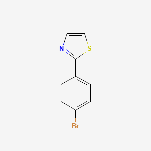 molecular formula C9H6BrNS B1282850 2-(4-Bromophenyl)-1,3-thiazole CAS No. 27149-27-5