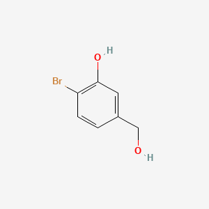 molecular formula C7H7BrO2 B1282858 2-Bromo-5-(hydroxymethyl)phenol CAS No. 2737-19-1