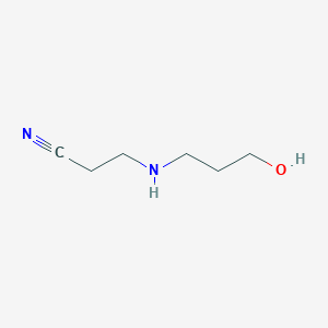 3-[(3-Hydroxypropyl)amino]propanenitrile