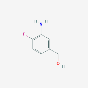 molecular formula C7H8FNO B1282870 (3-氨基-4-氟苯基)甲醇 CAS No. 227609-86-1
