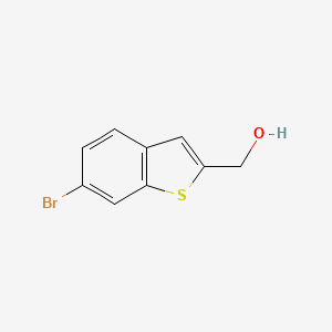 molecular formula C9H7BrOS B1282877 (6-Bromo-1-benzothiophen-2-yl)methanol CAS No. 374933-76-3