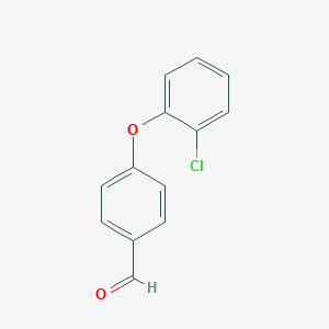molecular formula C13H9ClO2 B128288 4-(2-Chlorophenoxy)benzaldehyde CAS No. 158771-11-0