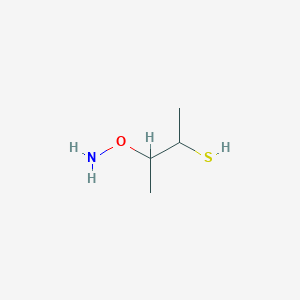 molecular formula C4H11NOS B12828898 3-(Aminooxy)butane-2-thiol 