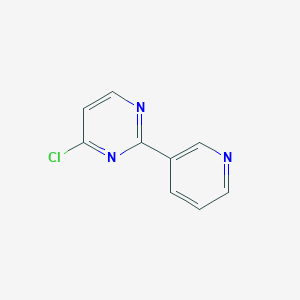 molecular formula C9H6ClN3 B1282897 4-Chloro-2-(pyridin-3-yl)pyrimidine CAS No. 97603-39-9