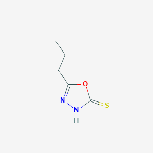molecular formula C5H8N2OS B1282900 5-Propyl-1,3,4-oxadiazole-2-thiol CAS No. 31130-16-2