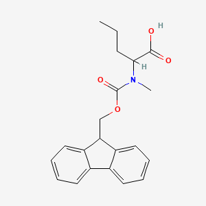 molecular formula C21H23NO4 B12829003 Fmoc-N-Me-Nva-OH 