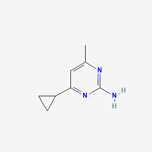 4-Cyclopropyl-6-methyl-2-pyrimidinamine