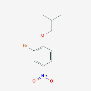 molecular formula C10H12BrNO3 B1282931 2-Bromo-1-isobutoxy-4-nitrobenzene CAS No. 288251-95-6