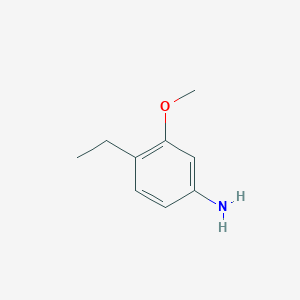 molecular formula C9H13NO B1282937 4-Ethyl-3-methoxyaniline CAS No. 947691-59-0