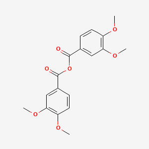 molecular formula C18H18O7 B1282939 3,4-Dimethoxybenzoic anhydride CAS No. 24824-54-2