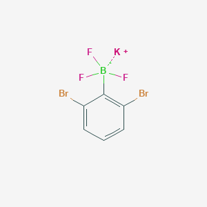 molecular formula C6H3BBr2F3K B12829564 Potassium(2,6-dibromophenyl)trifluoroborate 