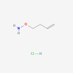 molecular formula C4H10ClNO B1282959 O-(But-3-en-1-yl)hydroxylamine hydrochloride CAS No. 113211-41-9