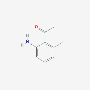 molecular formula C9H11NO B1282964 1-(2-Amino-6-methylphenyl)ethanone CAS No. 4127-56-4