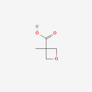 molecular formula C5H8O3 B1282991 3-Methyloxetane-3-carboxylic acid CAS No. 28562-68-7