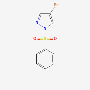 molecular formula C10H9BrN2O2S B1282992 4-溴-1-对甲苯磺酰-1H-吡唑 CAS No. 116228-41-2