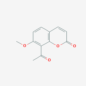 molecular formula C12H10O4 B1282994 8-Acetyl-7-methoxycoumarin CAS No. 89019-07-8