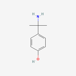 molecular formula C9H13NO B1282996 4-(2-Aminopropan-2-yl)phenol 