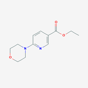 molecular formula C12H16N2O3 B1283003 Ethyl 6-morpholinonicotinate CAS No. 252944-02-8