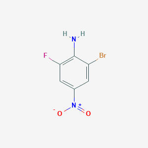 molecular formula C6H4BrFN2O2 B1283004 2-Bromo-6-fluoro-4-nitroaniline CAS No. 455-58-3