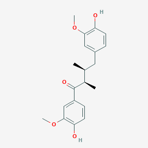 molecular formula C20H24O5 B128301 Cinnamophilin CAS No. 154677-96-0