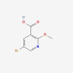 molecular formula C7H6BrNO3 B1283024 5-Bromo-2-methoxynicotinic acid CAS No. 54916-66-4