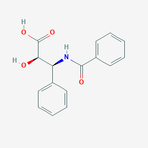 molecular formula C16H15NO4 B128303 N-Benzoyl-(2R,3S)-3-phenylisoserine CAS No. 132201-33-3