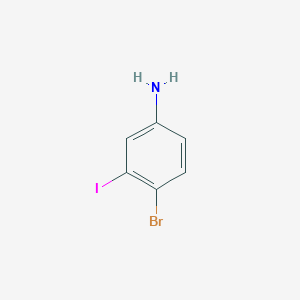 molecular formula C6H5BrIN B1283032 4-Bromo-3-iodoaniline CAS No. 63037-64-9