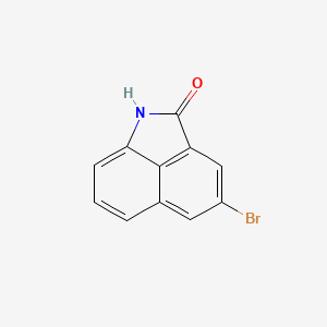 molecular formula C11H6BrNO B12830327 4-bromobenzo[cd]indol-2(1H)-one 
