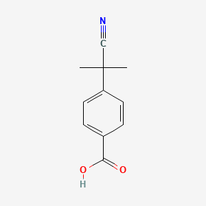 molecular formula C11H11NO2 B1283034 4-(2-Cyanopropan-2-yl)benzoic acid CAS No. 129488-74-0