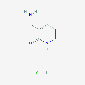 molecular formula C6H9ClN2O B128306 3-(aminomethyl)pyridin-2(1H)-one hydrochloride CAS No. 85468-38-8