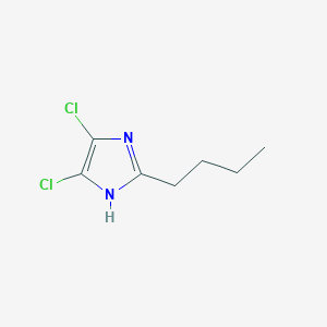 molecular formula C7H10Cl2N2 B1283062 2-Butyl-4,5-dichloro-1H-imidazole CAS No. 145061-99-0
