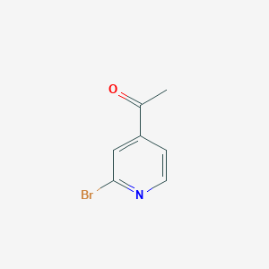 molecular formula C7H6BrNO B1283064 1-(2-溴吡啶-4-基)乙酮 CAS No. 864674-02-2
