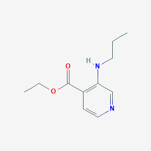 molecular formula C11H16N2O2 B128307 Ethyl 3-(propylamino)pyridine-4-carboxylate CAS No. 151323-47-6