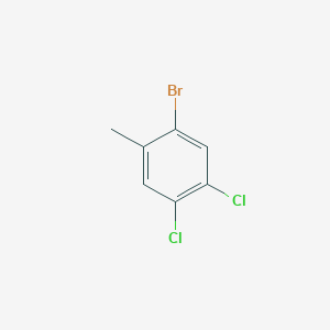 molecular formula C7H5BrCl2 B1283072 1-Bromo-4,5-dichloro-2-methylbenzene CAS No. 204930-36-9