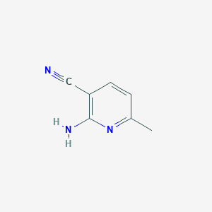 molecular formula C7H7N3 B128308 2-Amino-6-methylpyridine-3-carbonitrile CAS No. 84647-20-1