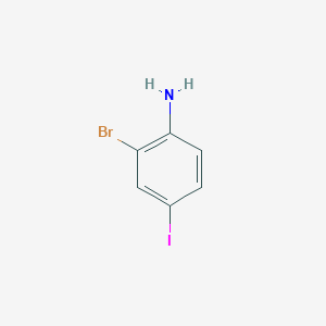 molecular formula C6H5BrIN B1283091 2-Bromo-4-iodoaniline CAS No. 29632-73-3