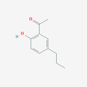 molecular formula C11H14O2 B1283104 1-(2-Hydroxy-5-propylphenyl)ethanone CAS No. 1990-24-5