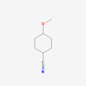 molecular formula C8H13NO B1283142 4-Methoxycyclohexane-1-carbonitrile CAS No. 111290-70-1