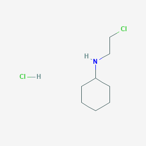 molecular formula C8H17Cl2N B1283143 N-(2-chloroethyl)cyclohexanamine hydrochloride CAS No. 50597-62-1