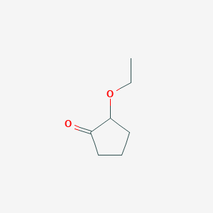 molecular formula C7H12O2 B1283148 2-乙氧基环戊酮 CAS No. 24065-81-4