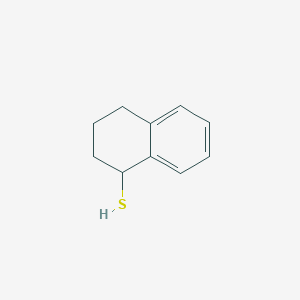 molecular formula C10H12S B1283159 1,2,3,4-Tetrahydronaphthalene-1-thiol CAS No. 103324-34-1