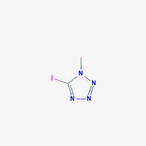 molecular formula C2H3IN4 B1283182 5-碘-1-甲基-1H-四唑 CAS No. 33452-18-5
