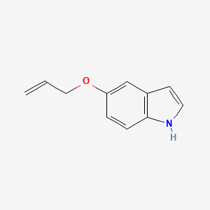 molecular formula C11H11NO B1283192 5-(prop-2-en-1-yloxy)-1H-indole CAS No. 51086-08-9